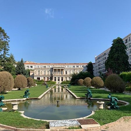 Superbe Appartement 3 Pieces Vue Mer Dans Une Residence Arboree 5 Min De La Mer Nice Exterior photo