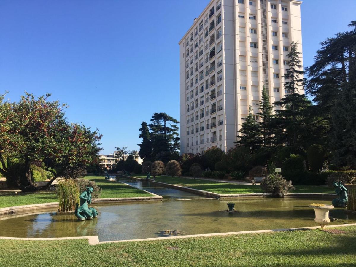 Superbe Appartement 3 Pieces Vue Mer Dans Une Residence Arboree 5 Min De La Mer Nice Exterior photo