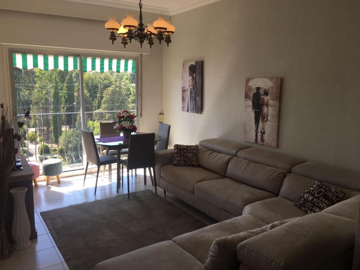 Superbe Appartement 3 Pieces Vue Mer Dans Une Residence Arboree 5 Min De La Mer Nice Exterior photo